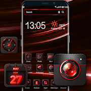 Red aurora Launcher theme for you release_2.2.2 Icon