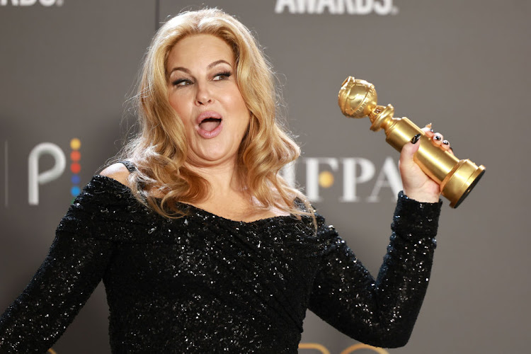 Jennifer Coolidge at the Golden Globes.