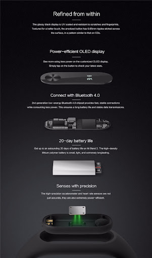 Title 4, Xiaomi Mi Band 2 Smart Heart Rate Monitor OLED ...