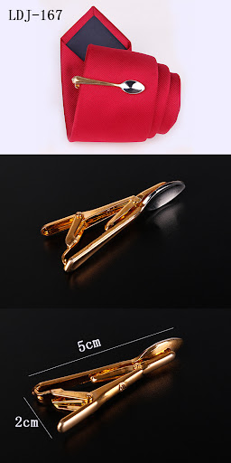 Title 6, Cartoon Style Metal Tie Clip for Mens Clothing...