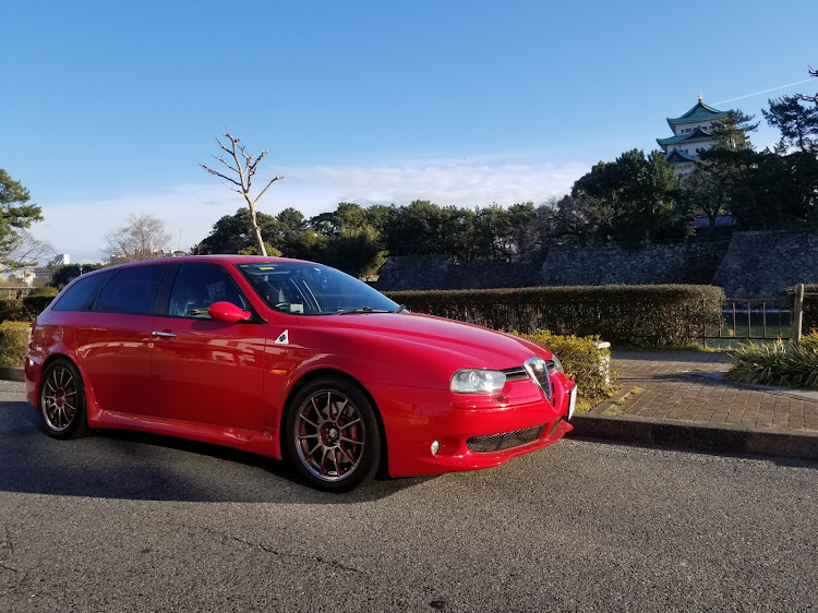 156スポーツワゴンのアルファロメオ・156GTA・名古屋城に関するカスタム事例の投稿画像1枚目