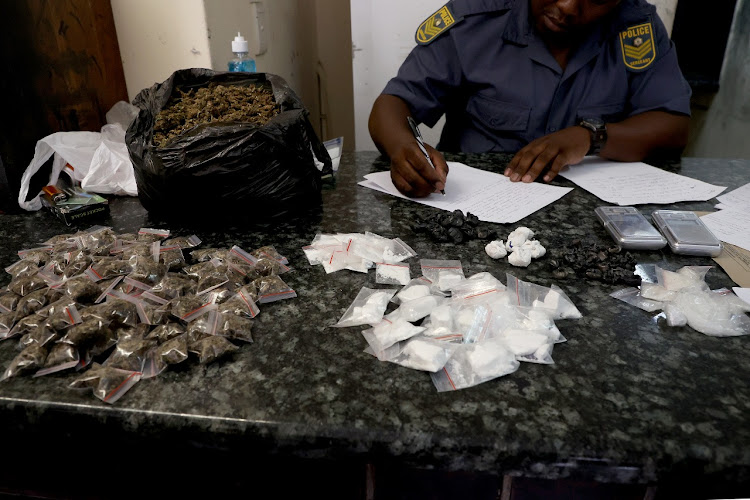 Drugs worth almost R100,000 were recovered from a suspected drug dealer in the Durban Point Road police station precinct on Thursday.