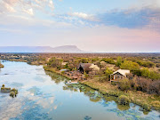 The luxurious Founders Camp, on the edge of the Matlabas River.