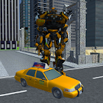 Cover Image of Télécharger Futuristic Robot Taxi 1 APK