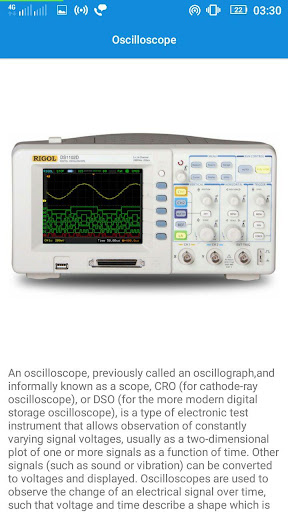 Electrical and Electronic instruments