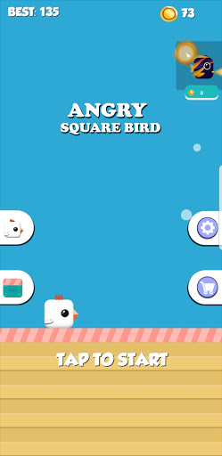 Screenshot Angry Chicken - square bird - 