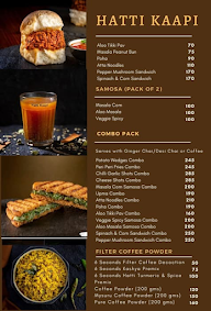 Hatti Kaapi - Coffee And More menu 2