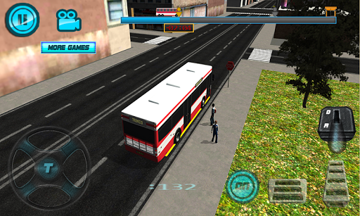 Modern 3D Sim Bus Driver