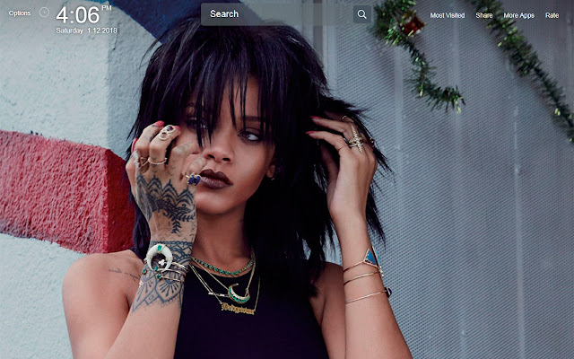 Rihanna Wallpapers New Tab Theme