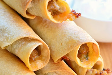 Baked Jalapeño Sausage and Cheese Taquitos