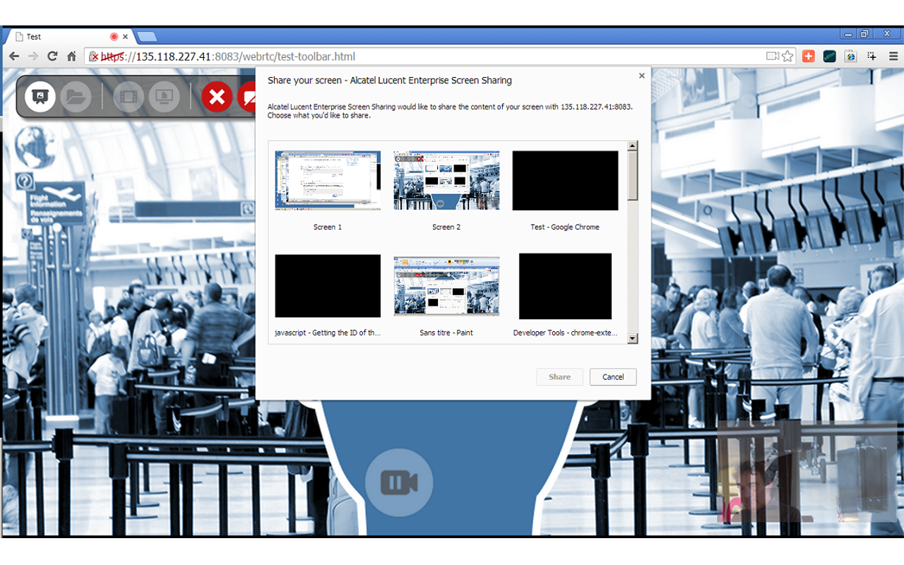 Alcatel Lucent Enterprise Screen Sharing Preview image 0