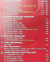 Rajdoot Restaurant Since 1989 menu 1