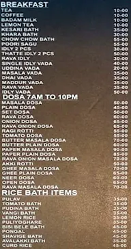 Sri Bhagya Veg menu 8