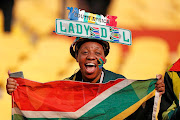 Limpopo's  Dinah 'Lady D' Matli   went all the way to Egypt to cheer her beloved  Bafana Bafana. 