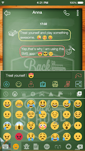 Emoji Keyboard Back School - náhled