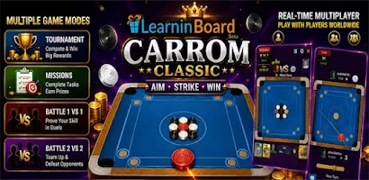 LearninBoard: Carrom Classic Screenshot 1 of 5