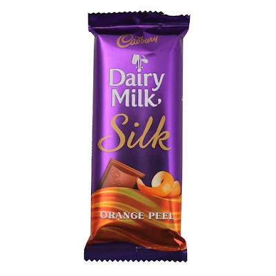 Cadbury Dairy Milk Silk Orange Peel Chocolate - 60 gm