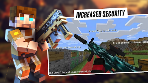 Screenshot Weapons Guns Mod for Minecraft