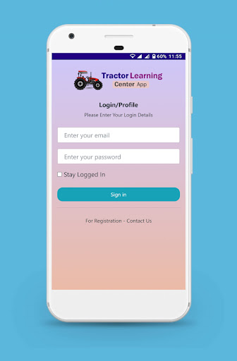 Screenshot TractorLearning Center App