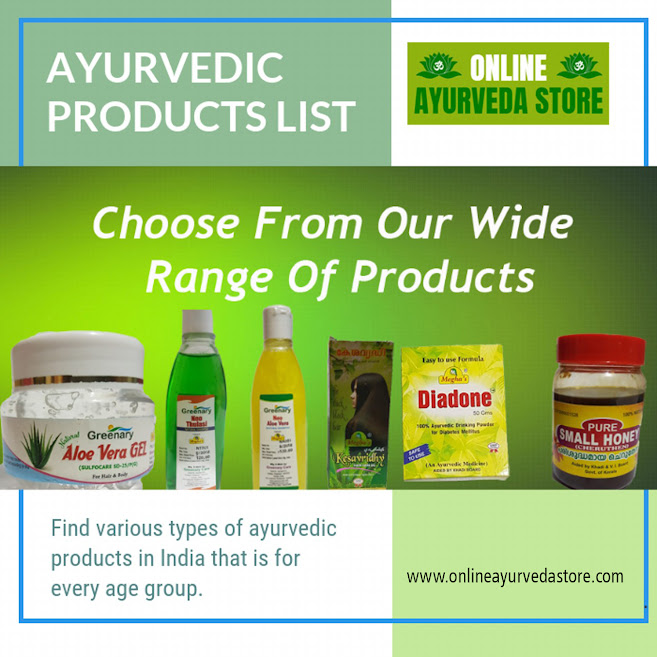 Ayurvedic Products List