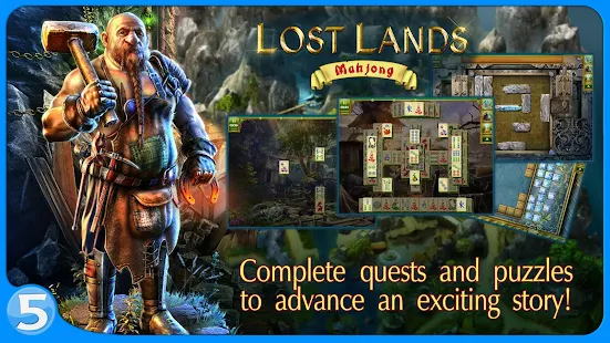  ‪Lost Lands: Mahjong Premium‬‏- صورة مصغَّرة للقطة شاشة  