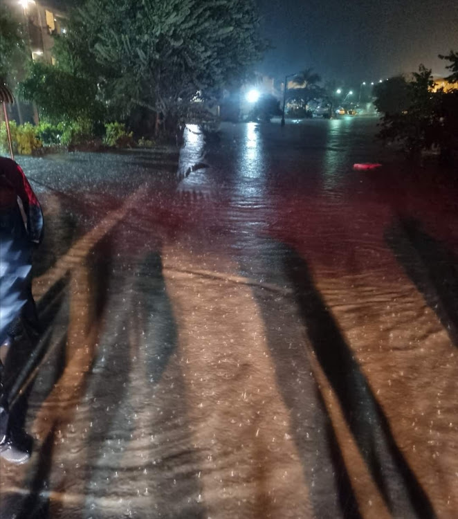 A granny and her three grandchildren were swept away by raging waters when they attempted to cross a bridge in Tongaat, north of Durban