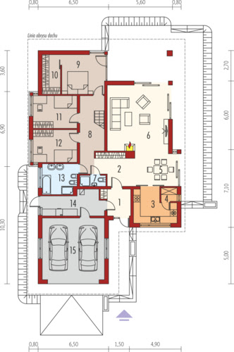 Liv 3 G2 MULTI-COMFORT - Rzut parteru