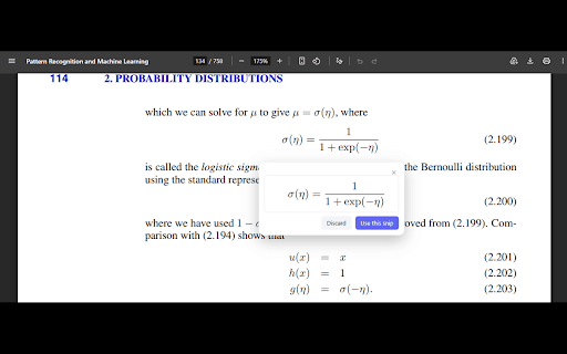 LaTeX Snip screenshot 2