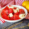 Thumbnail For A Bowl Of Watermelon Mozzarella Salad.