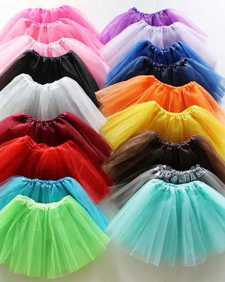 Muti Colors Tutu Skirt For Women Elastic Ballet Dancewear... - 1