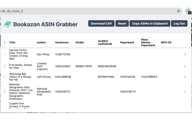 Bookazon Asin Grabber Preview image 0