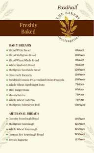 Bakery By Foodhall menu 1