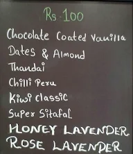 The Icecreamists menu 3