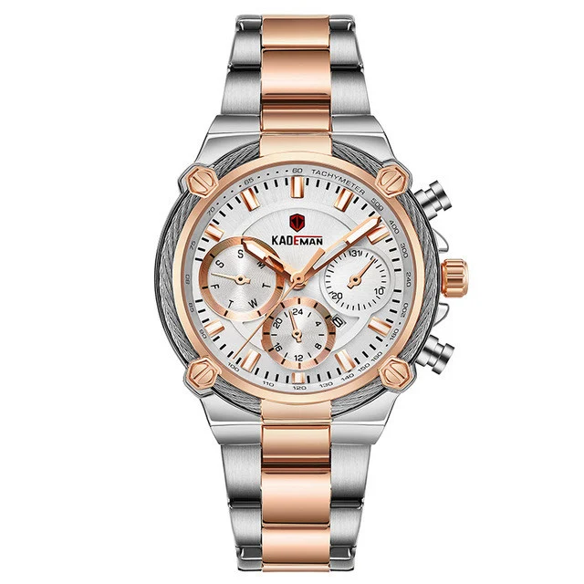 Three-pin waterproof watch