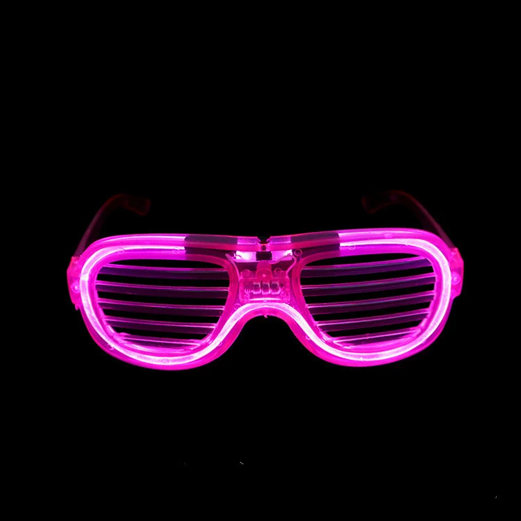 Title 9, Purple Luminous Glasses LED Light Up Party Deco...