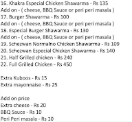 Shawarma Shop menu 2