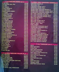 Hotel Manik Moti menu 3