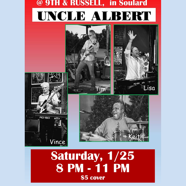 Logo for Live Music w/ Uncle Albert