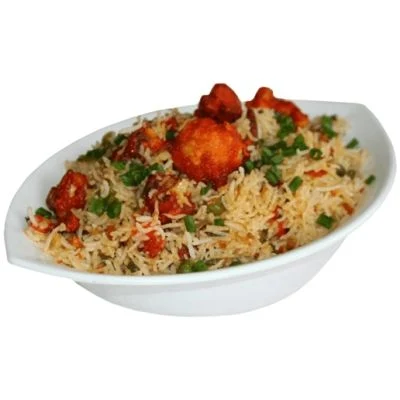 Veg Manchurian With Egg Fried Rice