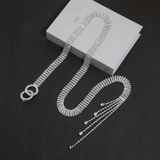 Title 5, Womens Rhinestone Full Diamond Belt