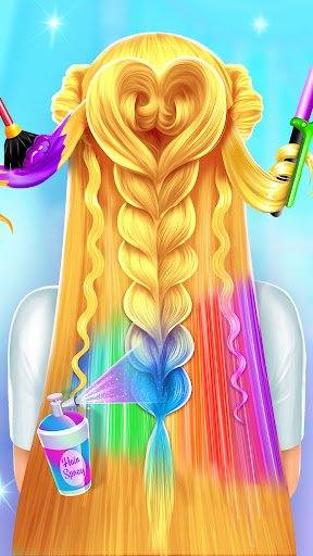 Screenshot Braided Hair Salon MakeUp Game