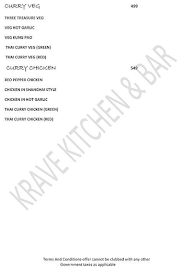 Krave Kitchen And Bar menu 7