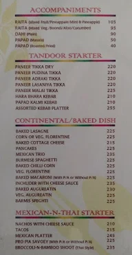 Savoury Restaurant and Banquet menu 6