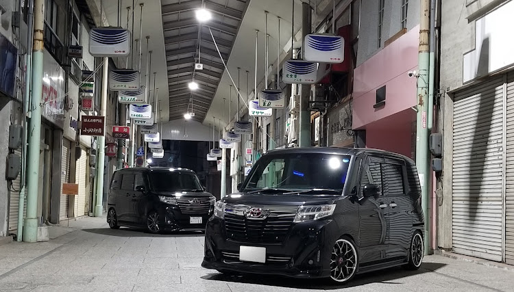 ルーミーカスタムのU2・尾道商店街・河津桜・パフェ・もとじいさんに関するカスタム事例の投稿画像3枚目
