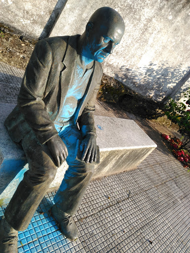 Hombre Esperando Al Tren