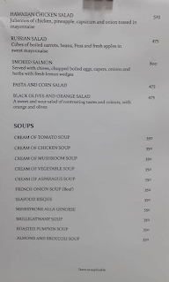 Tangerine Cafe (Ramada Plaza Palm Grove) menu 3