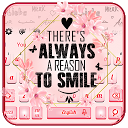 Baixar Pink Lovely Quote Keyboard Themes Instalar Mais recente APK Downloader