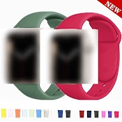 Dây Đeo Đồng Hồ Bằng Silicone Kích Thước 49Mm 44Mm 45Mm 42Mm Iwatch 40Mm 38Mm 41Mm Chuyên Dụng Cho Apple Watch Serie Ultra 8 7 3 5 6 Se