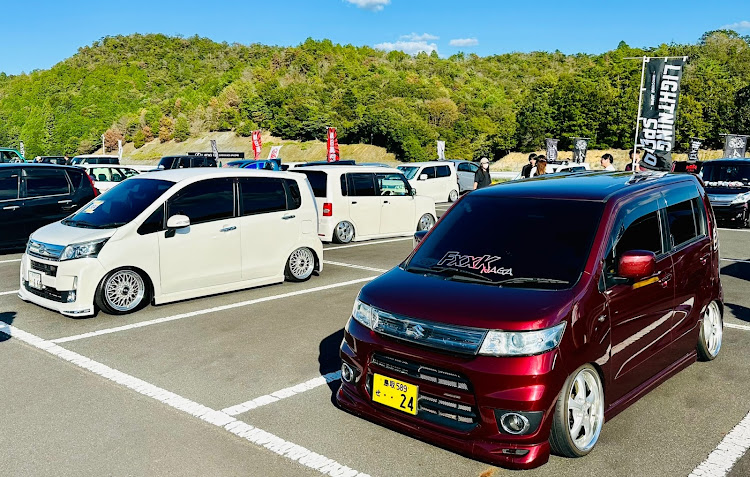 ワゴンRスティングレーのKING OF K-CAR・岡山国際サーキット・結果は坊主でした🤣・BOLDエアサスに関するカスタム事例の投稿画像31枚目