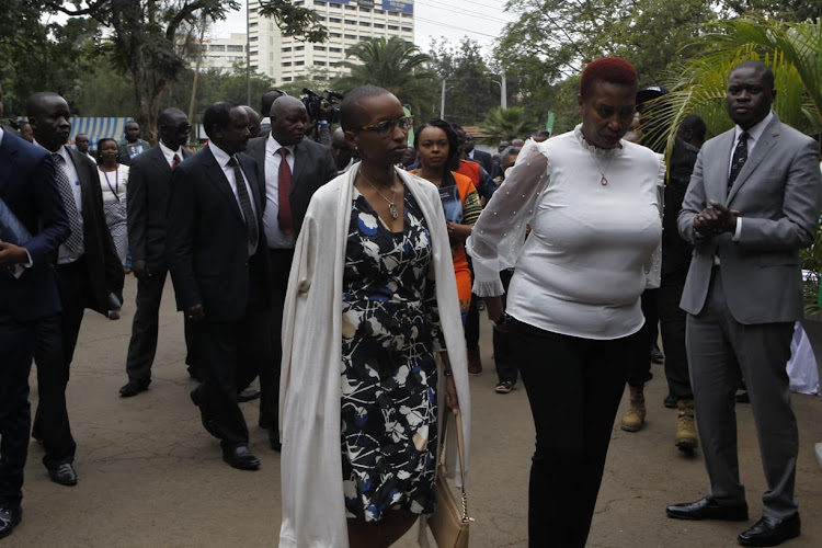 Bob Collymore's widow Wambui Kamiru